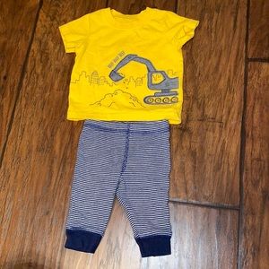 Construction Outfit Set Baby Boys